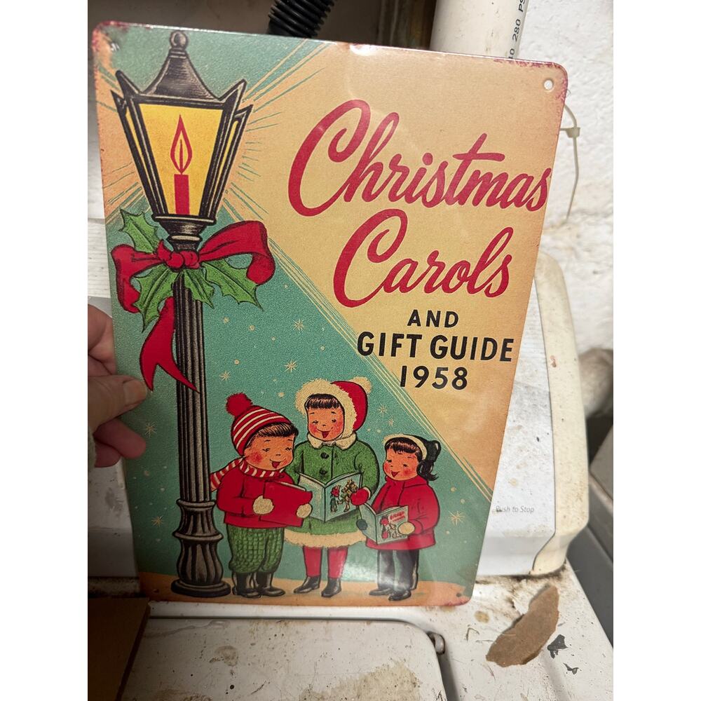 Vintage inspired tin sign